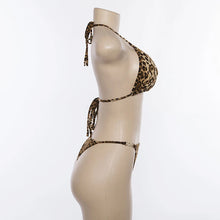 Load image into Gallery viewer, Bikini Swimwear Women Bikinis Swimsuit 2025 Leopard Bikini Set Push Up Bathing Suit Brazilian Summer Beach Wear Biquini Swimsuit