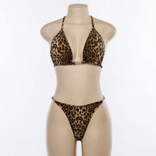 Load image into Gallery viewer, Bikini Swimwear Women Bikinis Swimsuit 2025 Leopard Bikini Set Push Up Bathing Suit Brazilian Summer Beach Wear Biquini Swimsuit