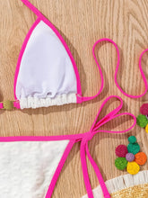 Load image into Gallery viewer, Leopard Print Rope Triangle Bikini