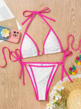 Load image into Gallery viewer, Leopard Print Rope Triangle Bikini