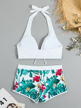 Load image into Gallery viewer, Printed Lace-Up Sporty Surf Bikini Set