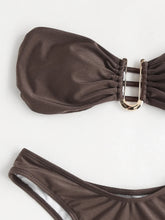 Load image into Gallery viewer, High-Waist Bandeau Push-Up Bikini