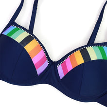 Load image into Gallery viewer, Printed High-Waist Bikini Set