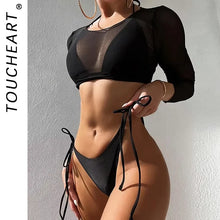 Load image into Gallery viewer, Halter Micro Bikini Top & Brazilian Bottom