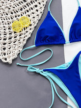 Load image into Gallery viewer, Leopard Micro Thong Bikini with Lace-Up Detail