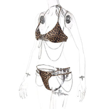 Load image into Gallery viewer, Sexy Bikini Set Zebra Print Swimwear Women Swimsuit Bandage Bathing Suit Low Rise Swimwear Leopard Swimming Ropa Mujer Biquini