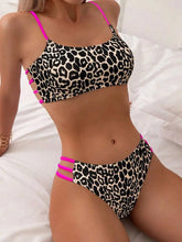 Tải hình ảnh vào trình xem Thư viện,Bikini Micro Da Báo Gợi Cảm 2025 Đồ Bơi Nữ Bộ Bikini Eo Cao Phong Cách Brazil Áo Dây Đeo Đi Biển Đồ Tắm