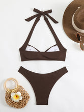 Load image into Gallery viewer, Sexy Women's Swimsuit 2025 Summer Bikini Two-piece Swimwear for Woman Beachwear Halter Bikinis Sets Swimming Beach Bathing Suits