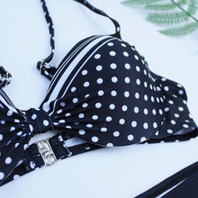 Load image into Gallery viewer, Printed High-Waist Bikini Set