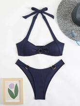 Load image into Gallery viewer, Sexy Women's Swimsuit 2025 Summer Bikini Two-piece Swimwear for Woman Beachwear Halter Bikinis Sets Swimming Beach Bathing Suits