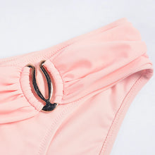 Load image into Gallery viewer, Push Up Bikini Swimwear for Women 2025 Blue Bikini Set Brazilian Bathing Suit Halter Swimsuit Black White Yellow Green
