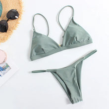 Load image into Gallery viewer, Swimwear Women 2 Piece Set Swimming Beach Sexy Micro Bikini Summer Clothes Bathing Suit Fashions Women Swimsuit Ropa De Mujer
