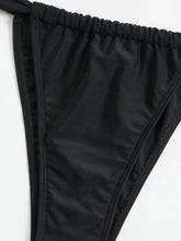 Load image into Gallery viewer, Bikini Set Women Sexy Sleeveless One Shoulder Swimsuit Two-Piece Swimwear 2025 Summer New Fashion Solid Color Bathing Beachwear
