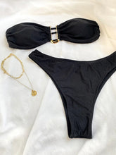 Load image into Gallery viewer, High-Waist Bandeau Push-Up Bikini
