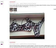 Load image into Gallery viewer, Sexy Leopard Push-Up Swimsuit
