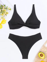 Load image into Gallery viewer, Solid Monokini Two-Piece Swimsuit
