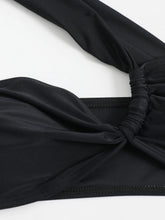 Load image into Gallery viewer, Bikini Set Women Sexy Sleeveless One Shoulder Swimsuit Two-Piece Swimwear 2025 Summer New Fashion Solid Color Bathing Beachwear
