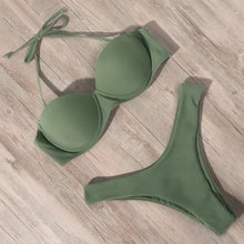 Load image into Gallery viewer, Bikini Swimwear Women Swimsuit 2023 Leopard Brazilian Bikini Set Push Up Bathing Suit Female Summer Beach Wear Biquini
