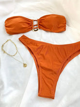 Load image into Gallery viewer, High-Waist Bandeau Push-Up Bikini
