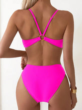 Load image into Gallery viewer, Solid Colour Two-Piece Bikini Set
