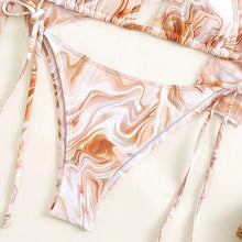 Load image into Gallery viewer, Toucheart Leopard For Women Swimsuit Items Halter Micro Bikini Top Separately Print Bathing Suit Brazilian Low Waist Beachwear
