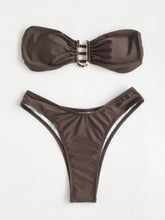 Load image into Gallery viewer, High-Waist Bandeau Push-Up Bikini
