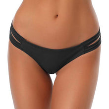 Load image into Gallery viewer, Thong Bikini Brazilian Cut 2025, Solid Color, Bottom Adjustable Briefs
