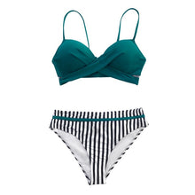 Tải hình ảnh vào trình xem Thư viện,Bộ bikini hoa đẩy lên CUPSHE, hai mảnh thong 2025
