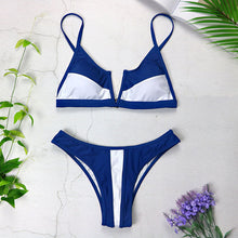 Tải hình ảnh vào trình xem Thư viện,Bandeau Bikinis 2025 Mới Áo Tắm V Cổ Push Up, Bikini Brazil 3418
