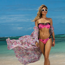 Load image into Gallery viewer, Bikini Push Up Swimwear 2025, Pineapple Bandage, Halter Bandeau
