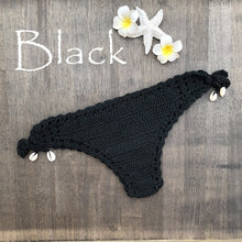 Cargar la imagen en el visor de la galeríaLas mujeres deporte sexy bikini tanga hecho a mano crochet traje de baño bikini
